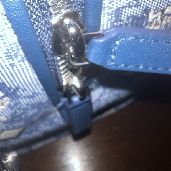 NEW MCM BLUE BOSTON BAG - Picture 5 of 9